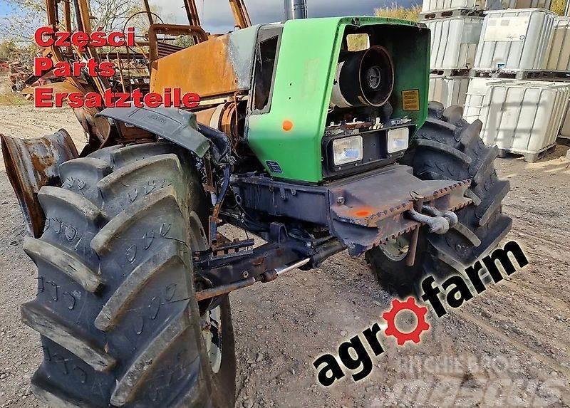 Deutz spare parts Agrostar 6.61 blok wał obudowa skrzyni Kiti naudoti traktorių priedai