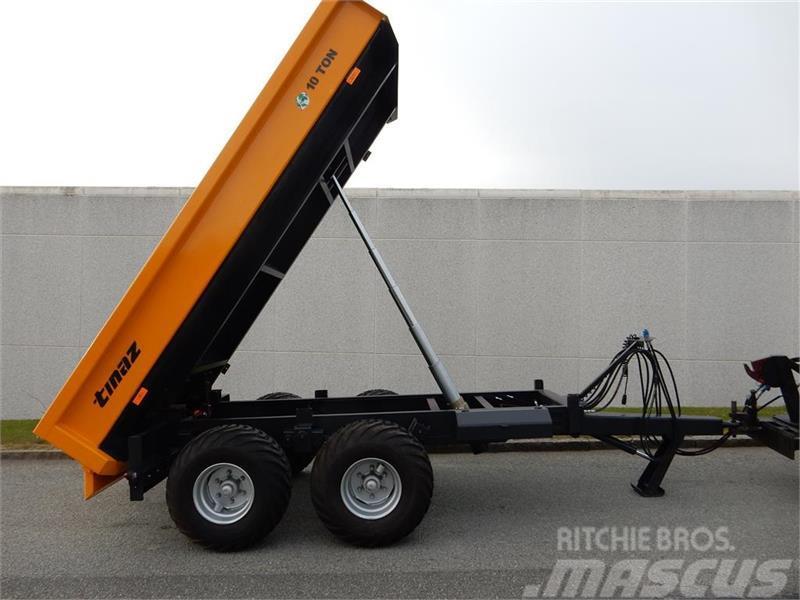 Tinaz 10 tons dumpervogn med hydr. bagklap - 40 cm sider Kiti naudoti aplinkos tvarkymo įrengimai