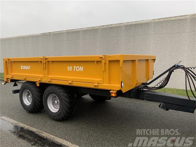 Tinaz 10 tons dumpervogn med slidsker Kiti naudoti aplinkos tvarkymo įrengimai