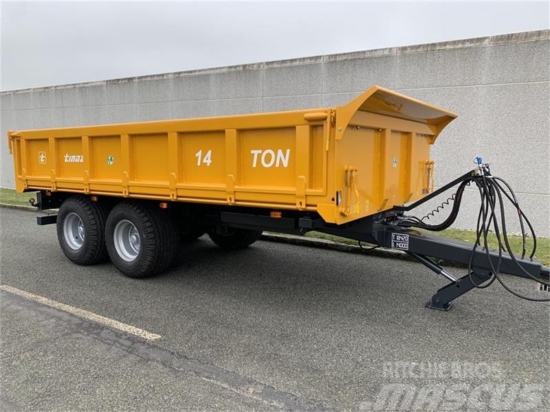 Tinaz 14 tons dumpervogn  med 3 vejstip Kiti naudoti aplinkos tvarkymo įrengimai