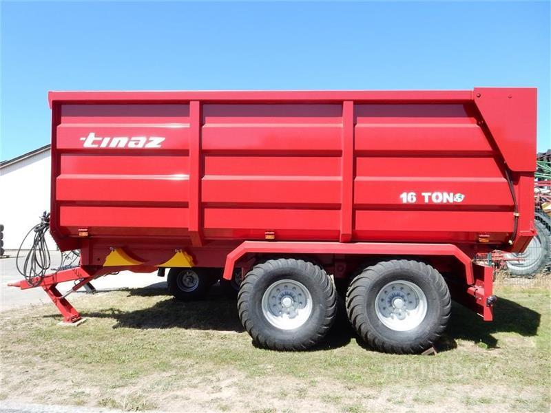 Tinaz 16 tons bagtipvogne Savivartės priekabos