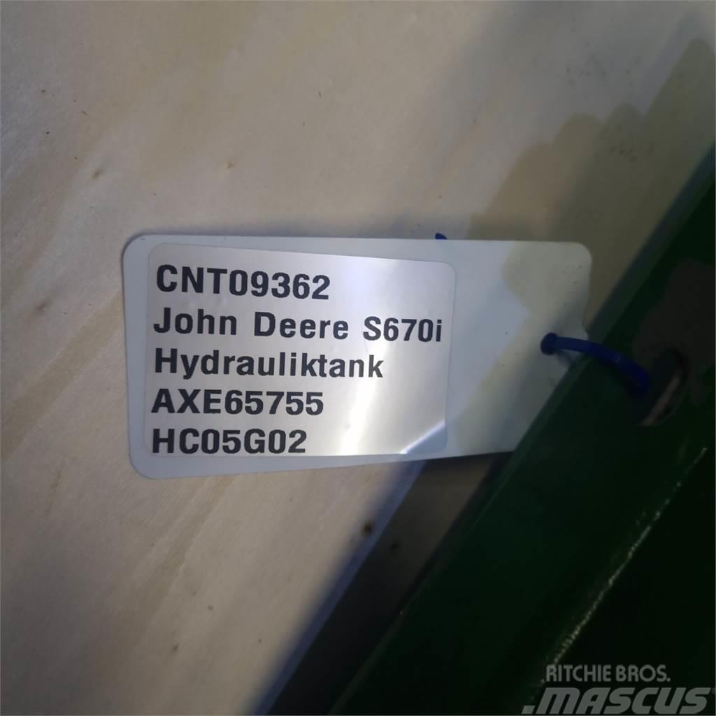 John Deere S670 Hidraulikos įrenginiai