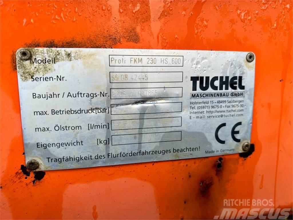 Tuchel Profi 660 kost - 230 cm. bred / Volvo ophæng Naudoti ratiniai krautuvai