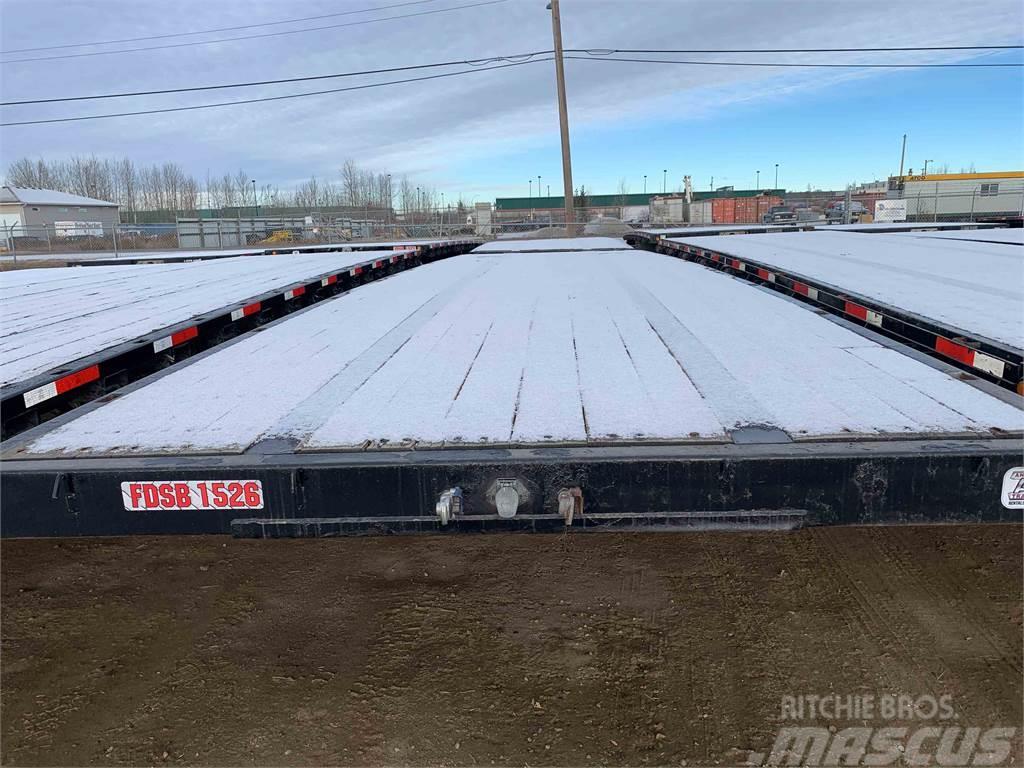 Fontaine Flat Deck Super B Lead/Pup Bortinių sunkvežimių priekabos su nuleidžiamais bortais