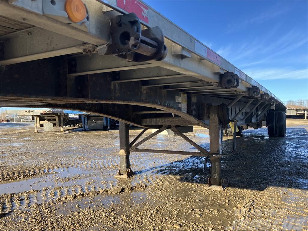 Lode King 48' Tandem Flat Deck/Highboy Steel/Aluminum Combo Bortinių sunkvežimių priekabos su nuleidžiamais bortais