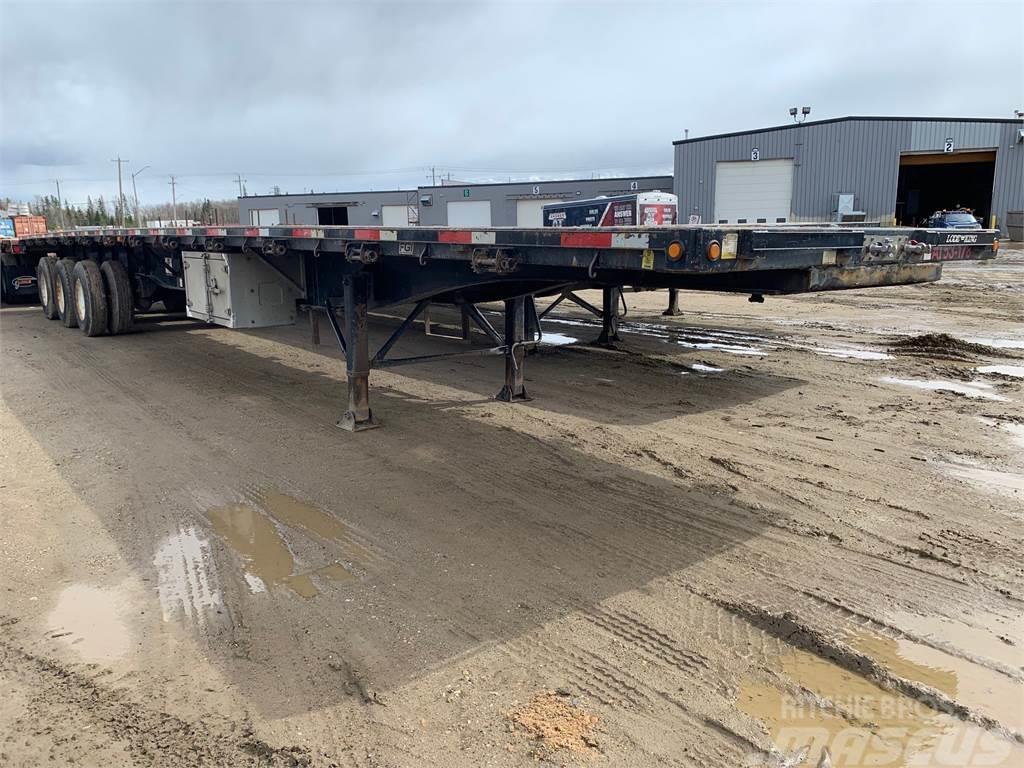Lode King 53' Tridem Flat Deck/Highboy Bortinių sunkvežimių priekabos su nuleidžiamais bortais