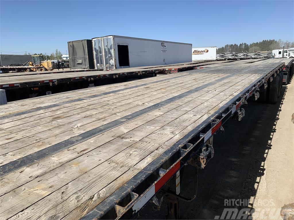Lode King 53' Tridem Flat Deck/Highboy Bortinių sunkvežimių priekabos su nuleidžiamais bortais