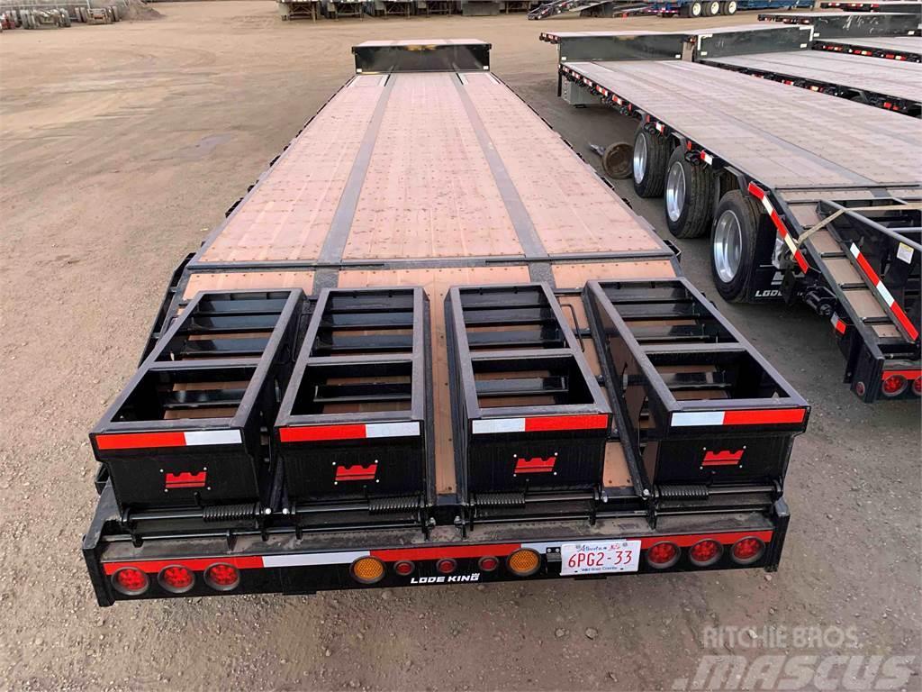 Lode King 53' Tridem Step Deck with Ramps Bortinių sunkvežimių priekabos su nuleidžiamais bortais