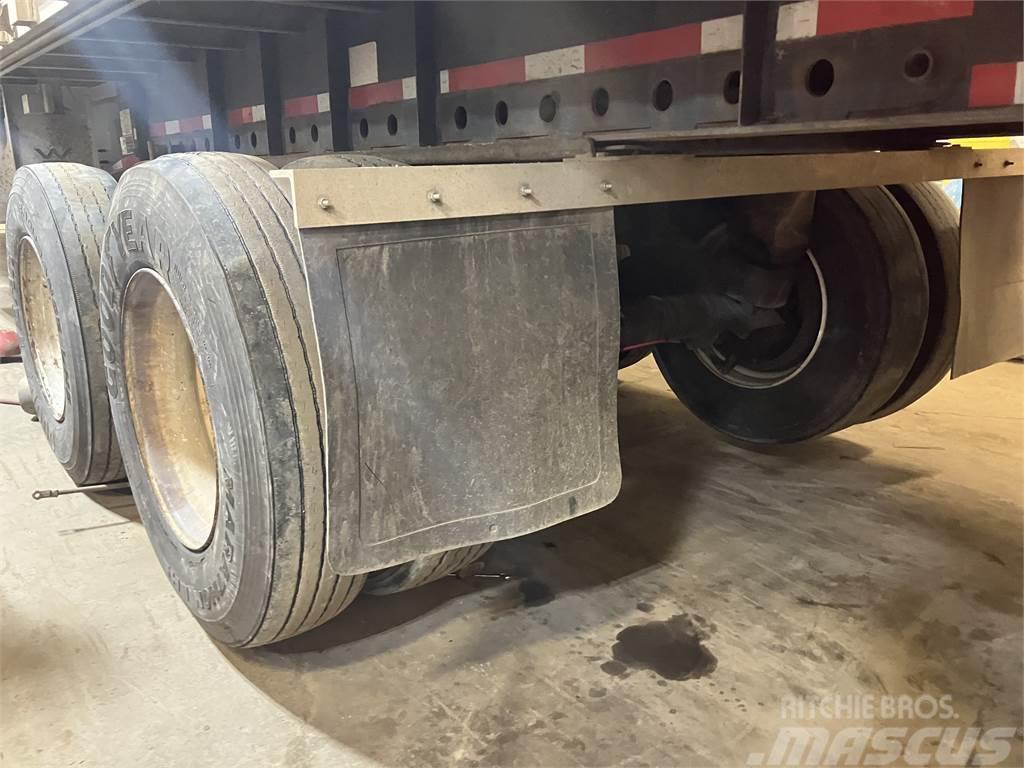 Wilson 53' Tandem Flat Deck Bortinių sunkvežimių priekabos su nuleidžiamais bortais
