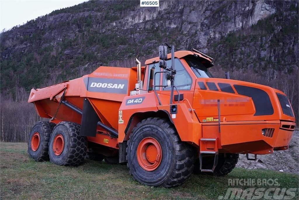 Doosan DA40 dump truck with 8935 hours Karjeriniai savivarčiai