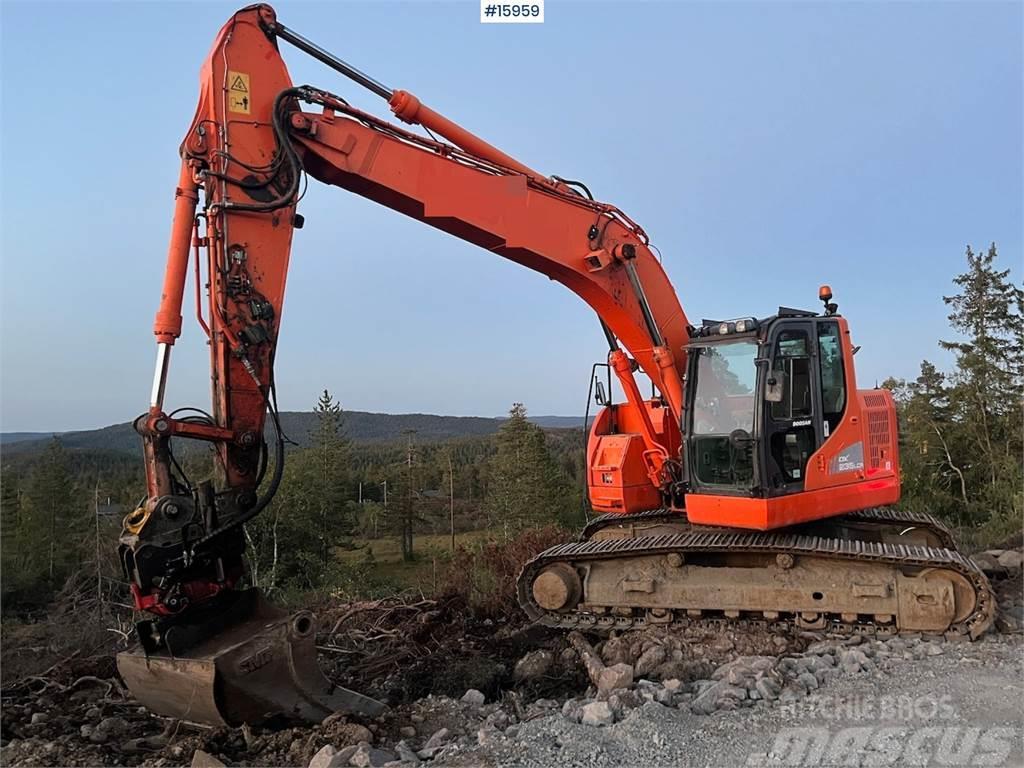 Doosan DX235LCR crawler excavator w/ GPS, bucket and tilt Vikšriniai ekskavatoriai