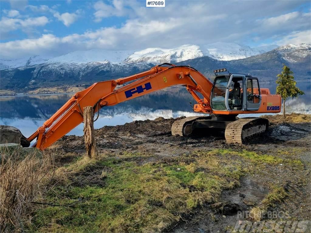 Fiat-Hitachi EX 285 for sale with digging tray Vikšriniai ekskavatoriai