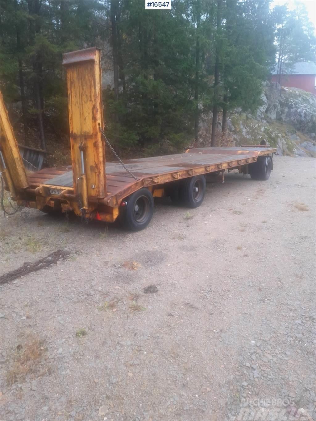  GMV 875 Machine trailer Kitos priekabos