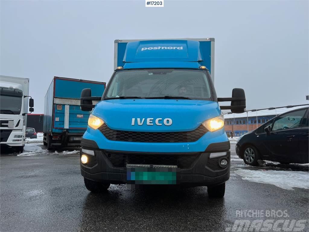 Iveco Daily 35-170 Box truck w/ lift. Krovininiai furgonai
