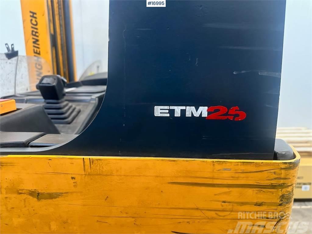 Jungheinrich ETM25 Truck. Rep object. Šakiniai krautuvai - Kita