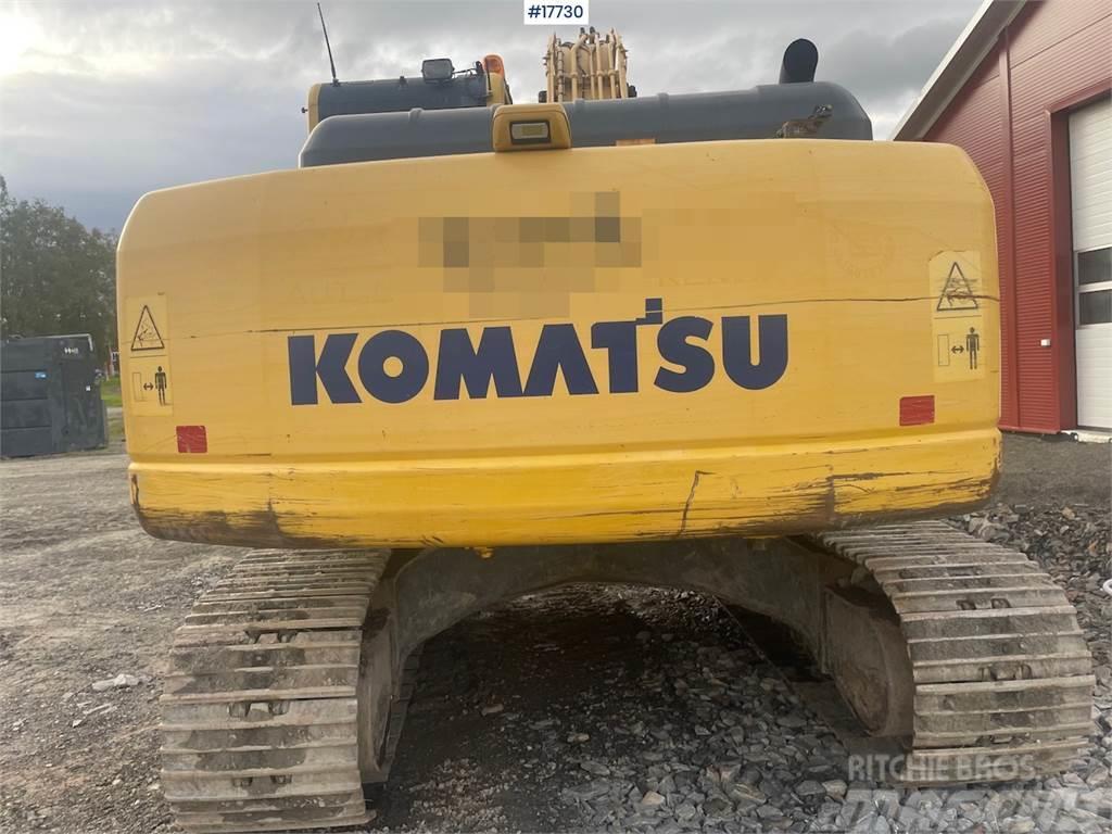 Komatsu PC210LC-SK tracked excavator w/ tilt and 2 buckets Vikšriniai ekskavatoriai