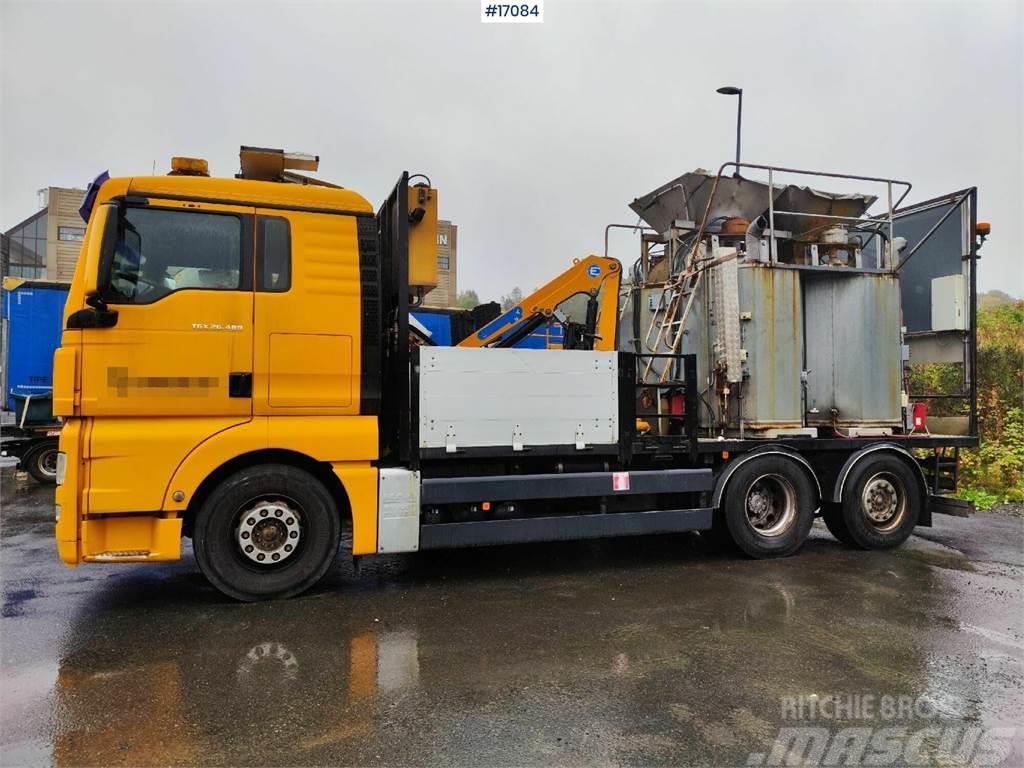 MAN TGX 26.480 Boiler truck with crane. Rep object Visuotinės / bendrosios paskirties automobiliai