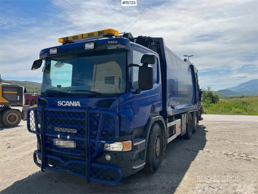 Scania P400 6x2 compactor truck, REP OBJECT Šiukšliavežės