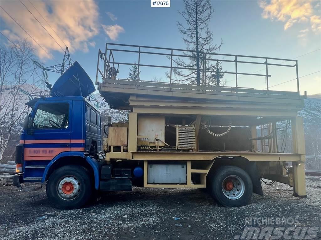 Scania P93m lift truck (motor equipment) Ant vilkikų montuojamos kėlimo platformos