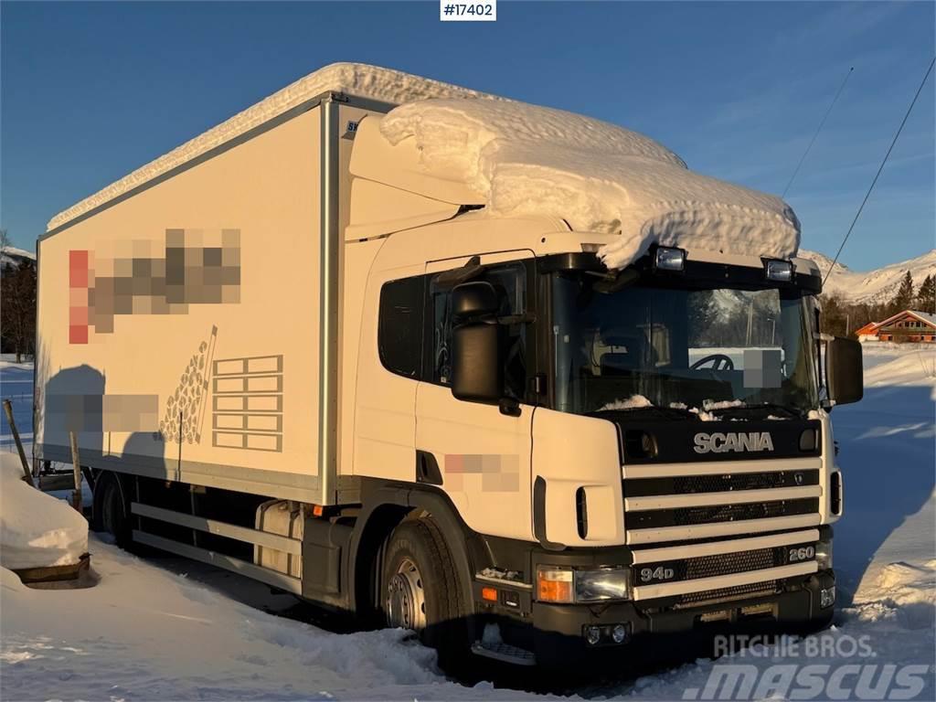 Scania P94DB4x2NB260 box truck rep object Sunkvežimiai su dengtu kėbulu