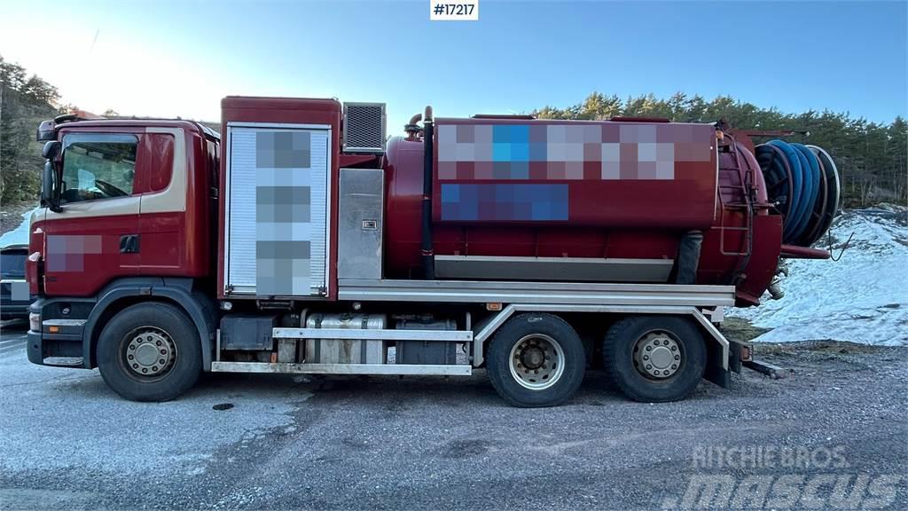Scania R480 6x2 combi Fico suction/pump truck for sale as Automobilinės cisternos