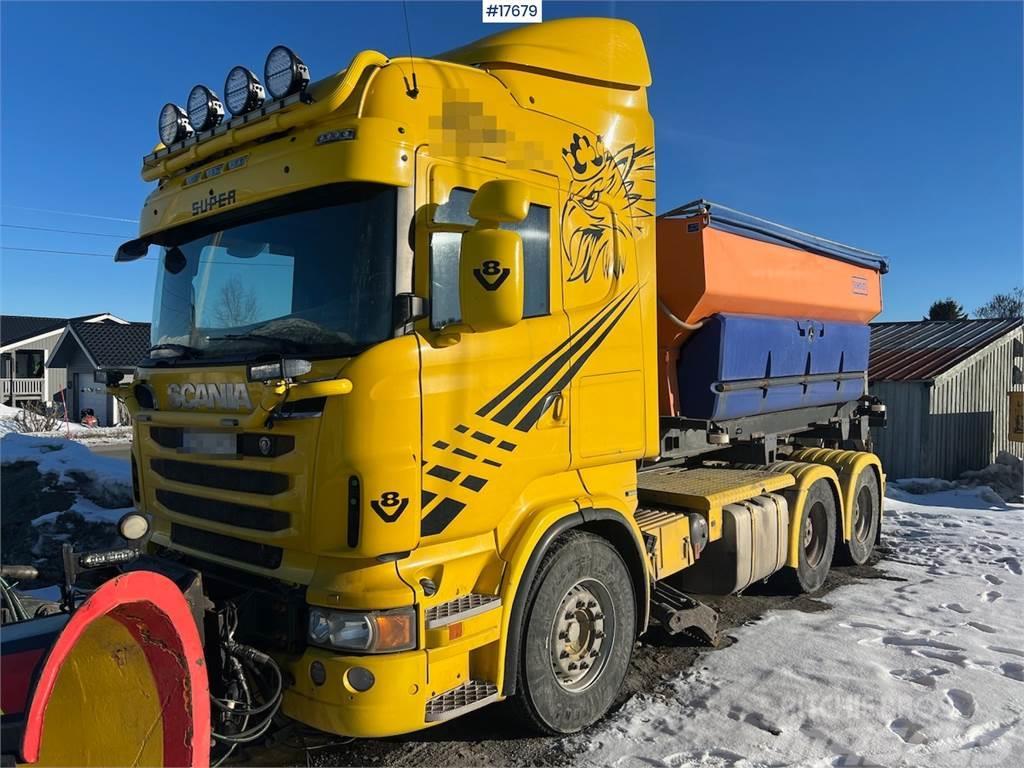 Scania R620 6x4 snow rigged combi truck Naudoti vilkikai