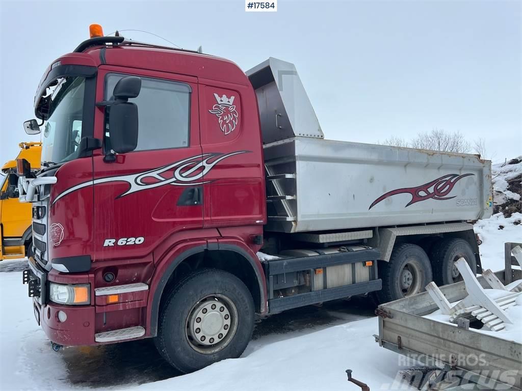 Scania R620 6x4 tipper truck Savivarčių priekabų vilkikai