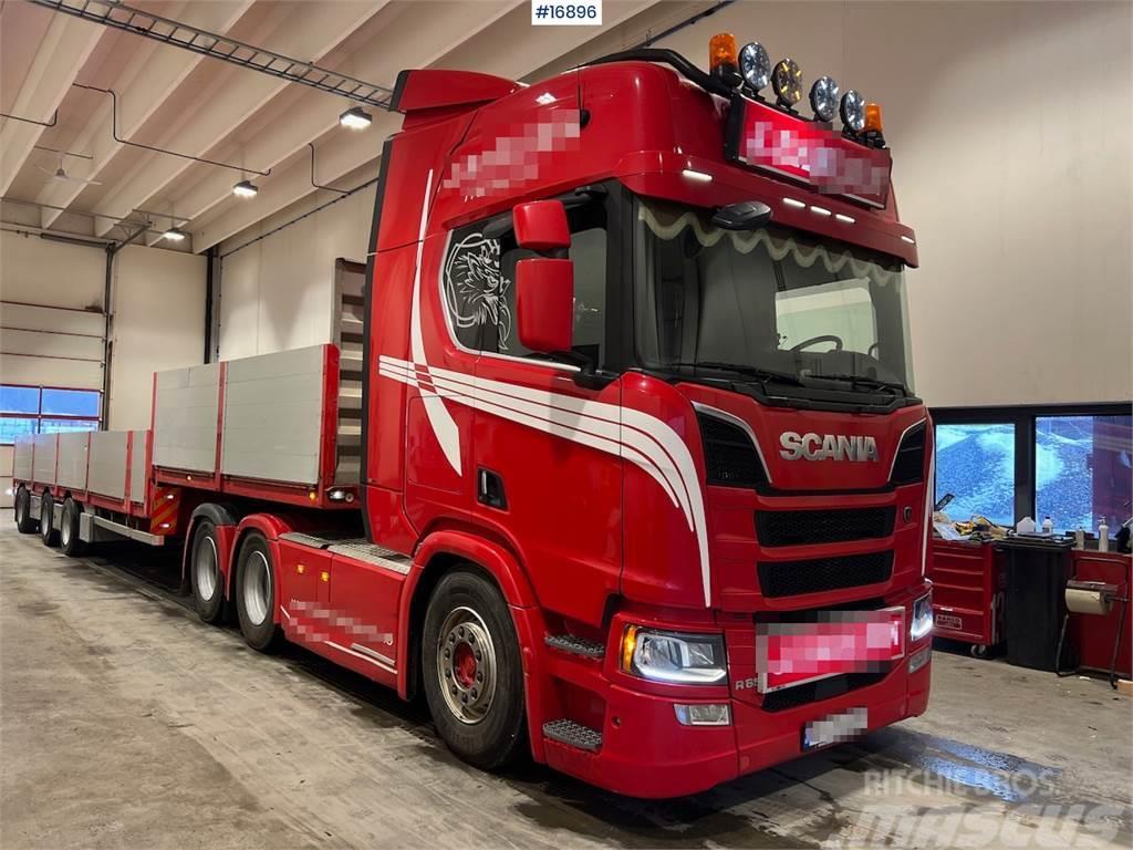Scania R650 6x4 tow truck w/ hydraulics WATCH VIDEO Naudoti vilkikai