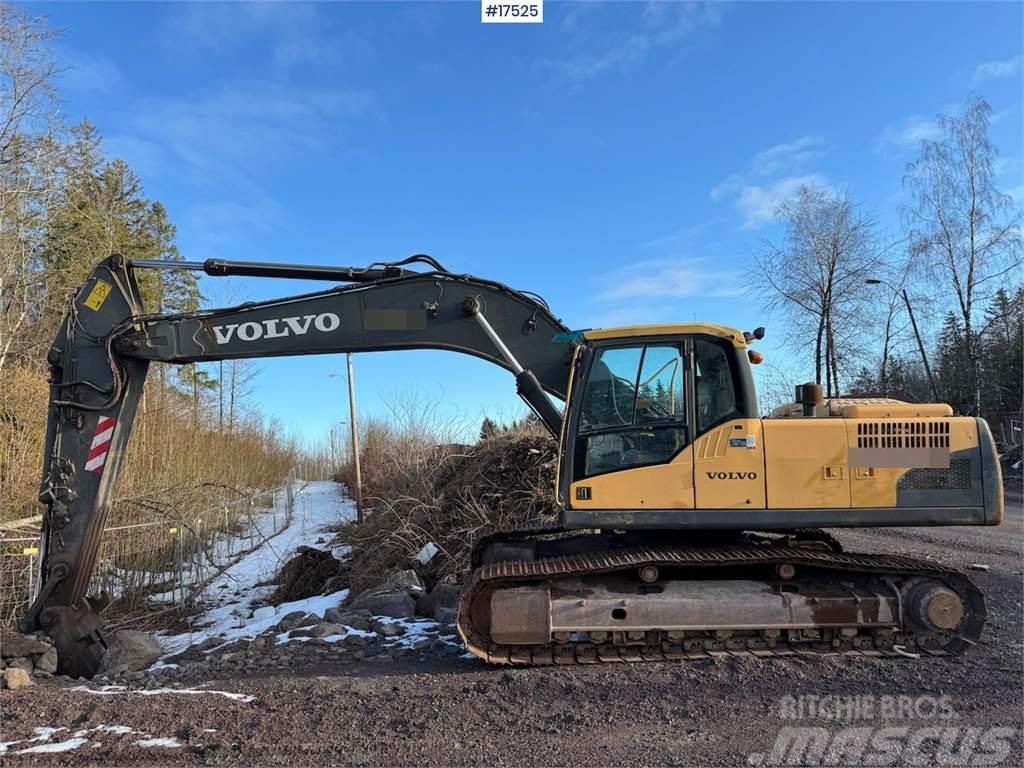 Volvo EC240CL Tracked excavator w/ bucket WATCH VIDEO Vikšriniai ekskavatoriai