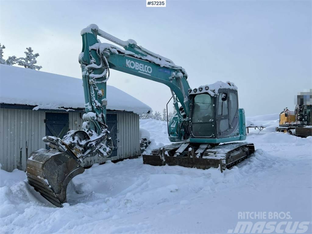 Kobelco SK140 SRLC-5 Excavator with Engcon rototilt Vikšriniai ekskavatoriai