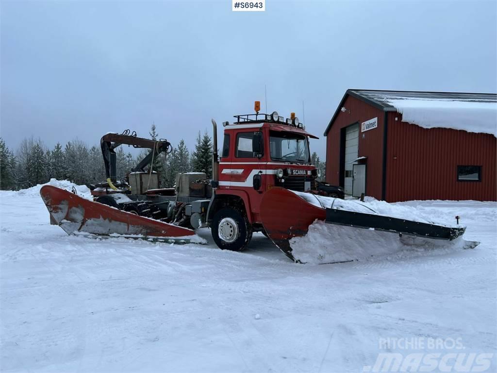 Scania LBS 111 with plow equipment, Tractor registered Važiuoklė su kabina