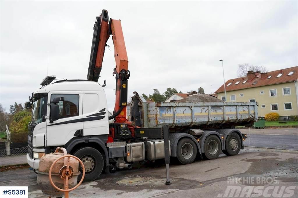 Scania P420LB8X4*4HHA Crane truck with Palift 22 000 kgs  Automobiliniai kranai
