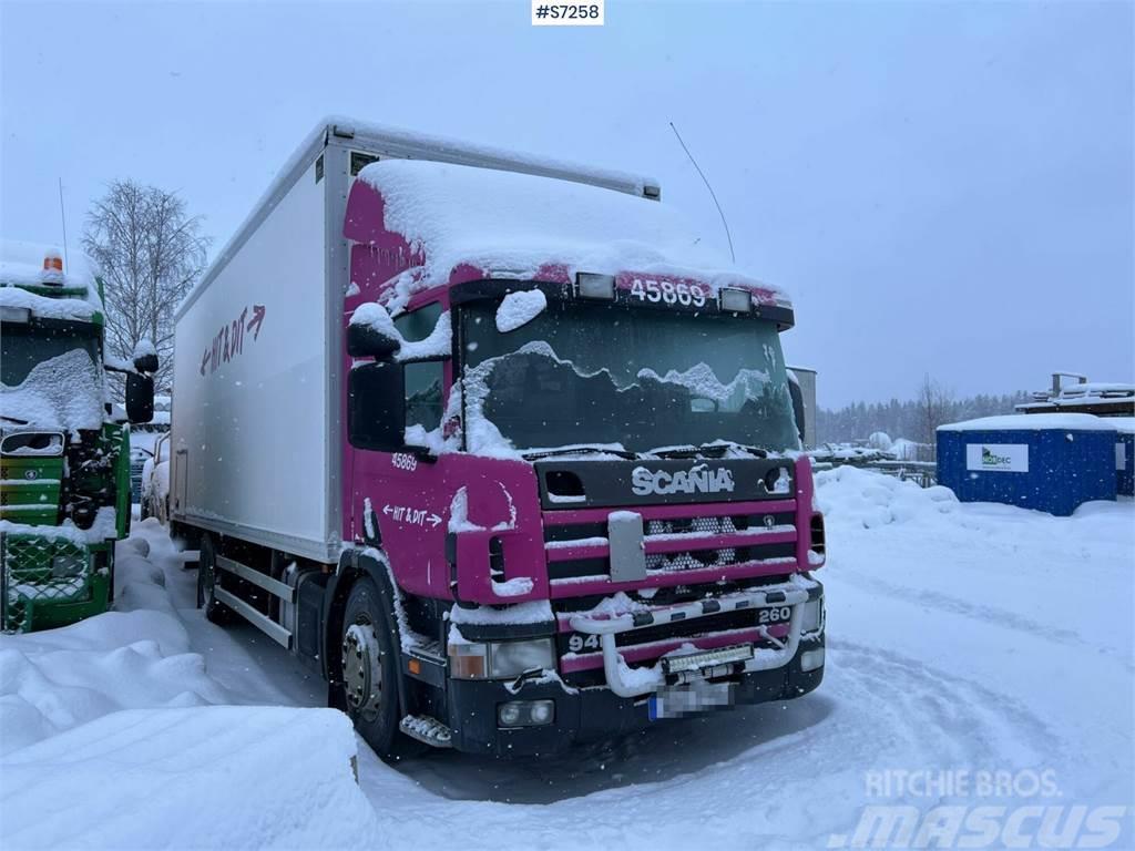 Scania P94DB4x2NB260 Box truck Sunkvežimiai su dengtu kėbulu