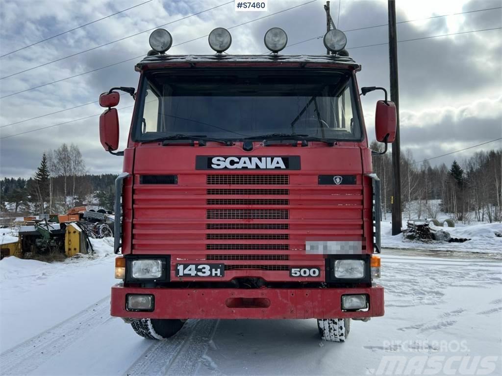 Scania R143 HL 8x2 59 with Atlas Copco XRVS466 compressor Visuotinės / bendrosios paskirties automobiliai