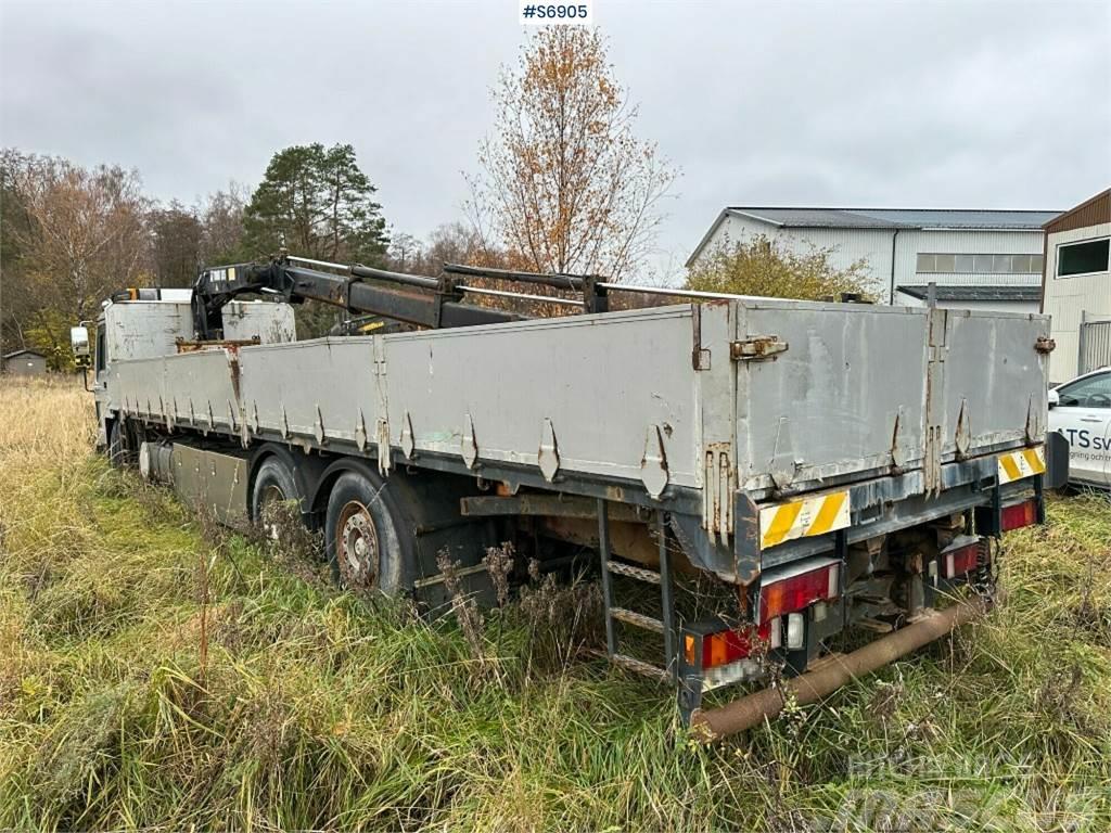 Volvo Crane truck FL10 with long flatbed (Rep. Object) Automobiliniai kranai