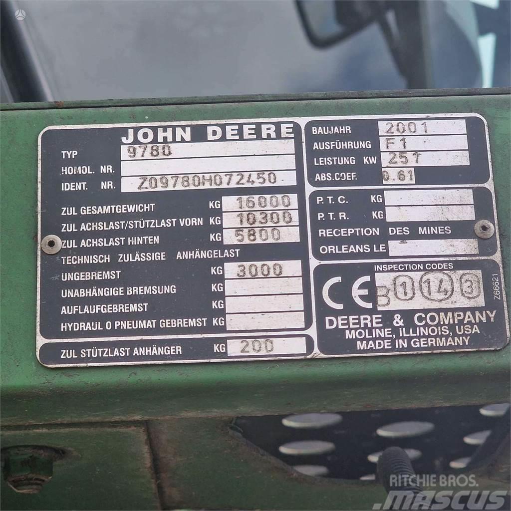 John Deere 9780 CTS Kita žemės ūkio technika