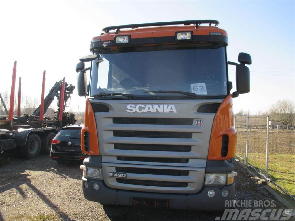 Scania R420 Miškovežių vilkikai