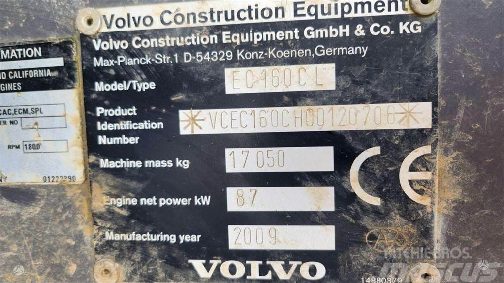 Volvo EC 160 CL + ROTOTILT + 3 BUCKE Vikšriniai ekskavatoriai