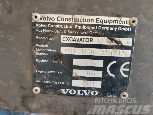Volvo EC180DL Vikšriniai ekskavatoriai