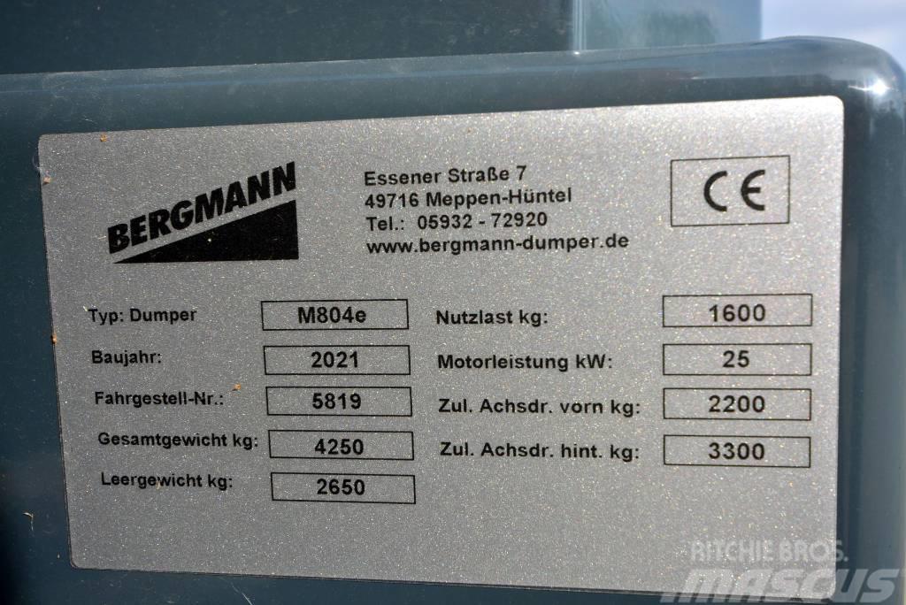 Bergmann M804e elektrisch Karjeriniai savivarčiai