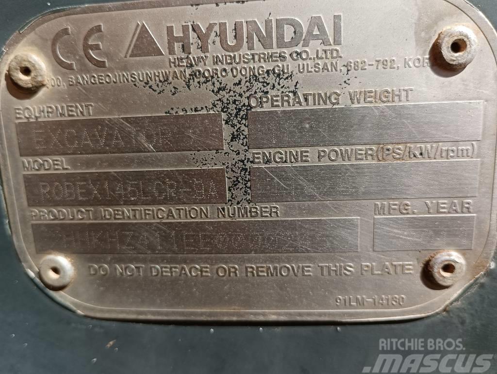 Hyundai R 145 Vikšriniai ekskavatoriai