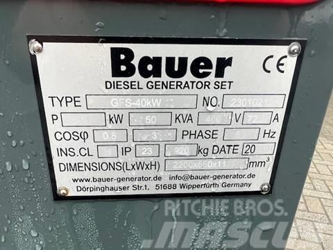 Bauer GFS-40 kW Dyzeliniai generatoriai