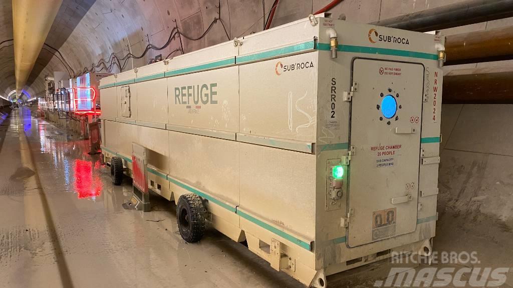  SUB'ROCA Tunnel Refuge chamber 20 people Kita požeminė įranga