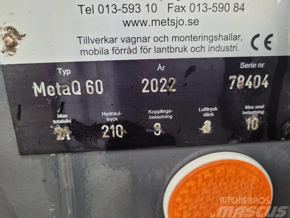 Metsjö MetaQ 60 + Fältflak 21 m3 Grūdų vežimėliai
