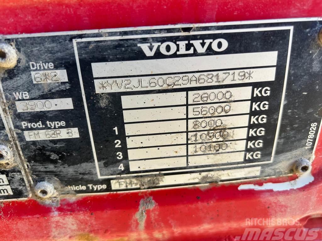 Volvo FM340 6X2 + ROPSONS+EURO5+BOX VIBRATION+FULL STEEL Savivarčių priekabų vilkikai