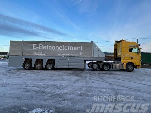 Orthaus OGT 24/B Bortinių sunkvežimių priekabos su nuleidžiamais bortais