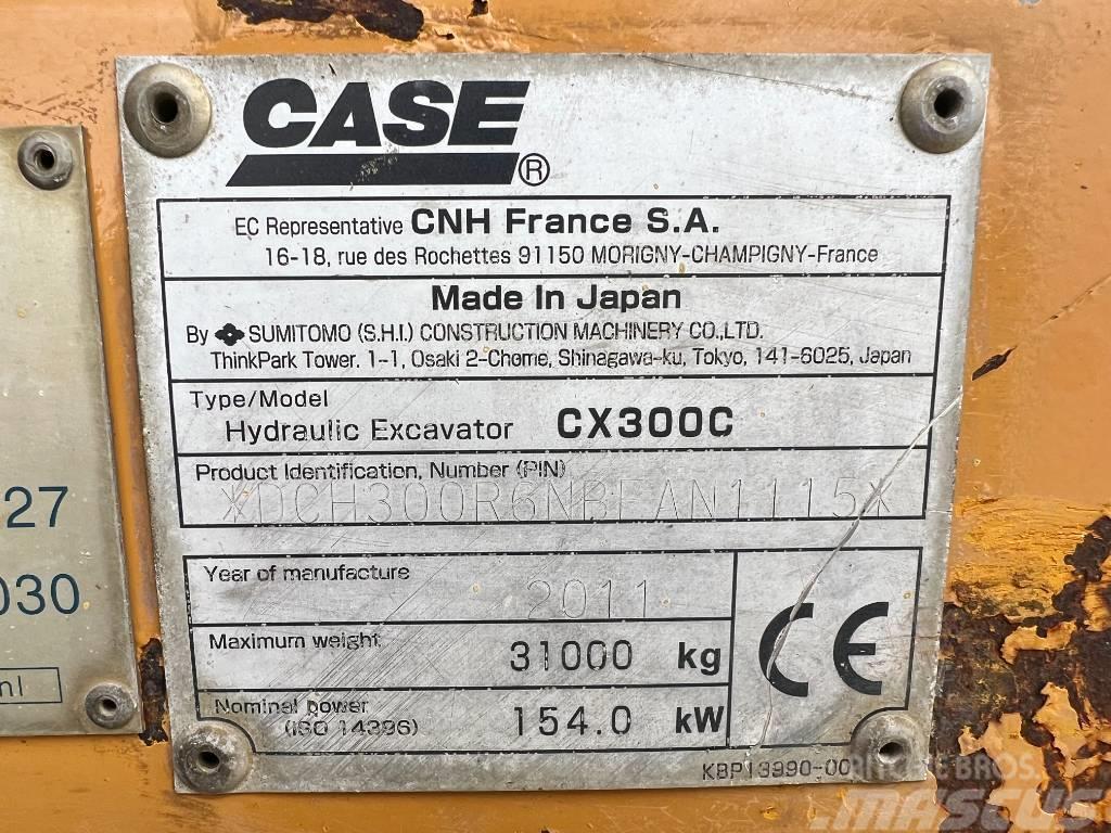 CASE CX300C - Dutch Machine / CE + EPA Atliekų / pramoniniai krautuvai