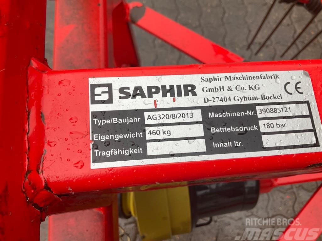 Saphir Ag 320 Šieno grėbliai ir vartytuvai