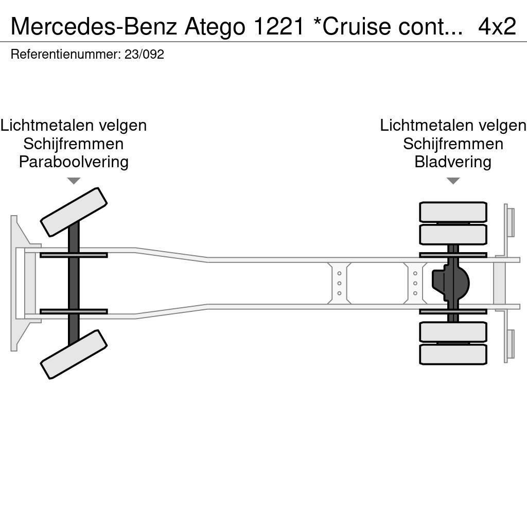 Mercedes-Benz Atego 1221 *Cruise control*Bluetooth*Elektrisch ve Vilkikai šaldytuvai