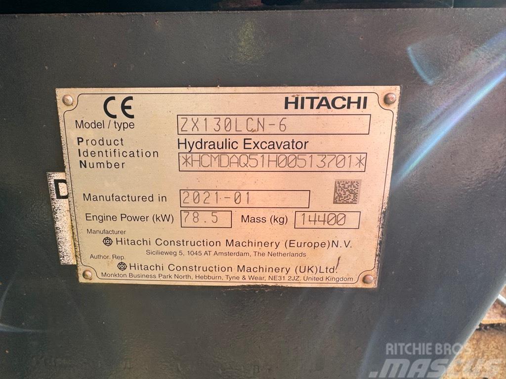 Hitachi ZX 130-6 Vikšriniai ekskavatoriai